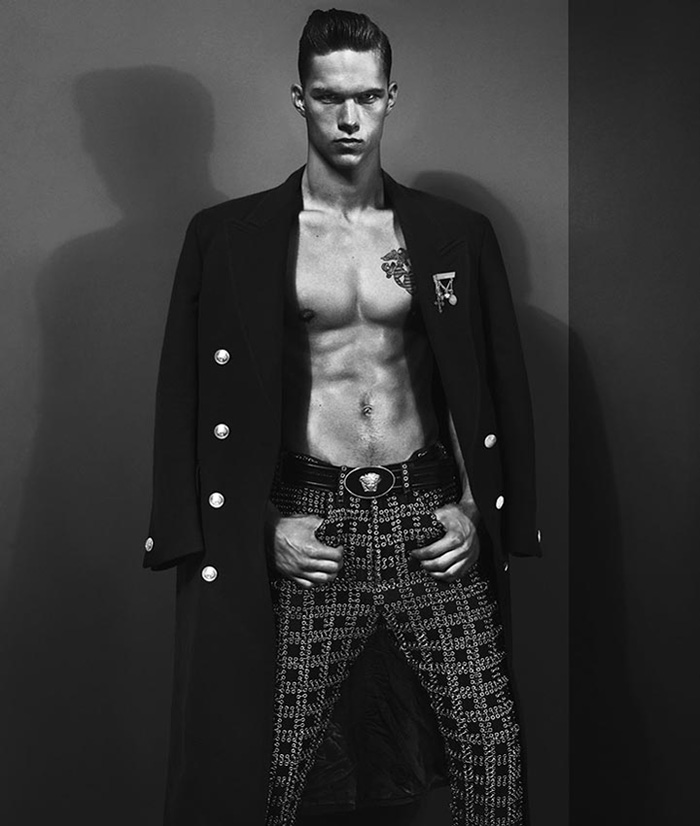 Dmitriy Tanner & Philipp Schmidt Front Versace's Fall/Winter 2012 Campaign by Mert & Marcus