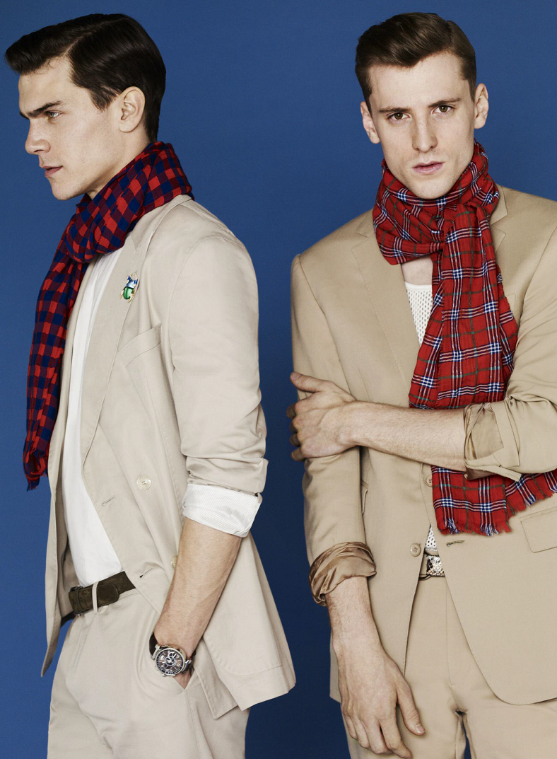 George Barnett & Vincent LaCrocq by Bruno Staub for Les Echos Série Limitée