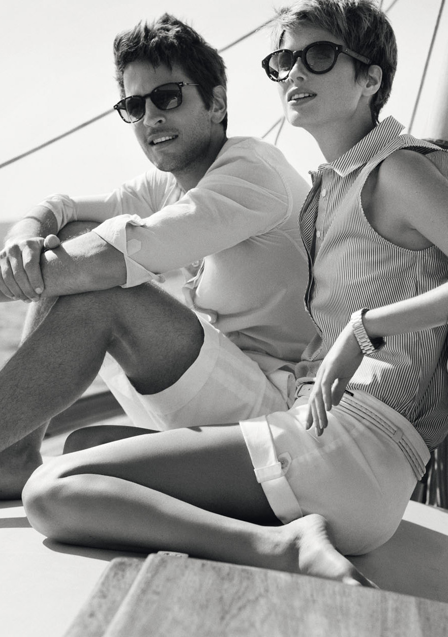 Kelly Rippy by Serge Guerans for Giorgio Armani “Frames of Life” 2012 Campaign