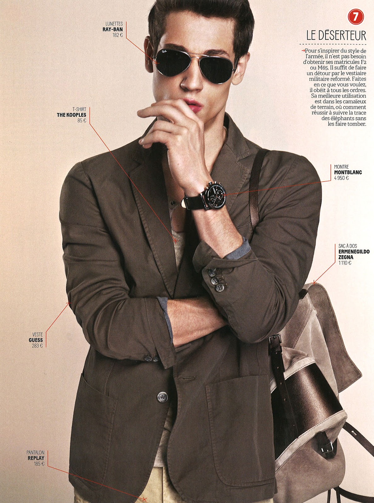 Nicolas Ripoll by Giovanni Zaccagnini for GQ France