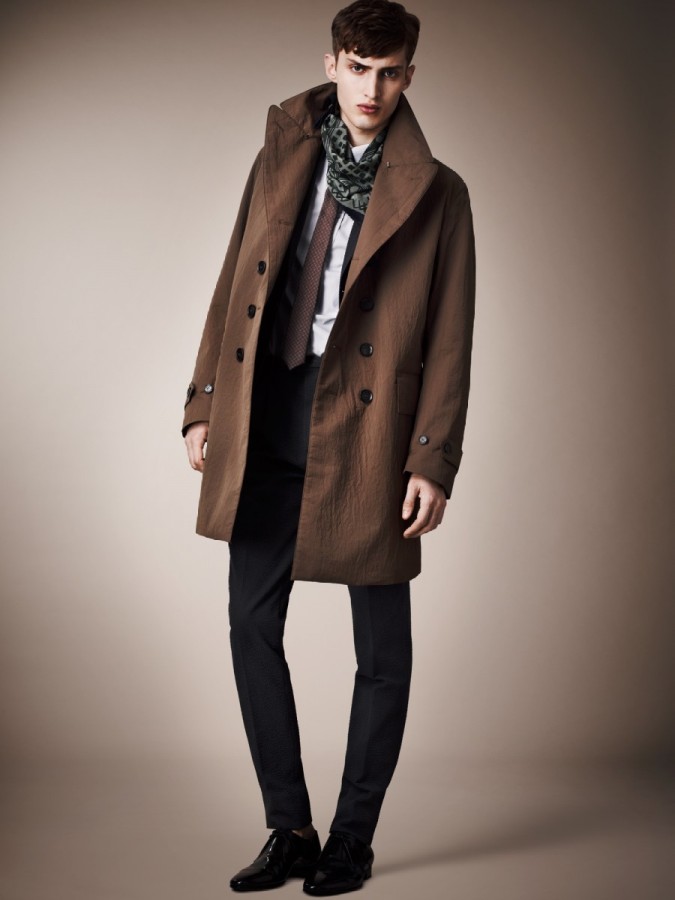 Charlie France Models Burberry Prorsum's Pre-Spring 2013 Collection ...