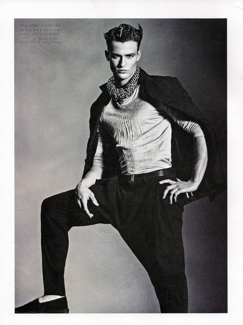 Caspar Oechsler Models Giorgio Armani's Timeless Elegance for Hercules ...