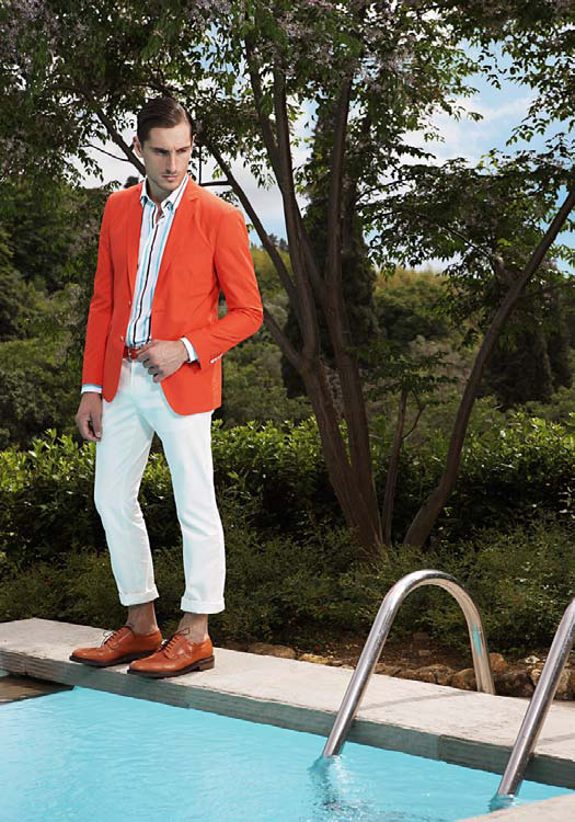 Poolside for Salvatore Ferragamo’s Cool Resort 2013 Collection