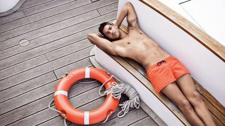 Miguel Iglesias Hits the Beach for HOM Spring/Summer 2012 Beachwear