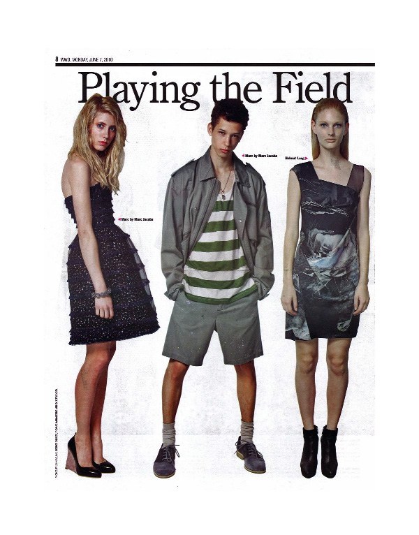 Abiah Hostvedt in Marc by Marc Jacobs for WWD