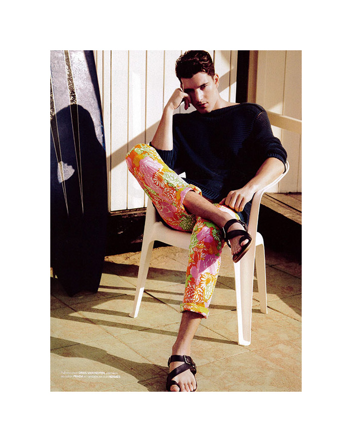 Andrea Preti Faces Summer for the June Issue of Têtu by Carlotta Manaigo