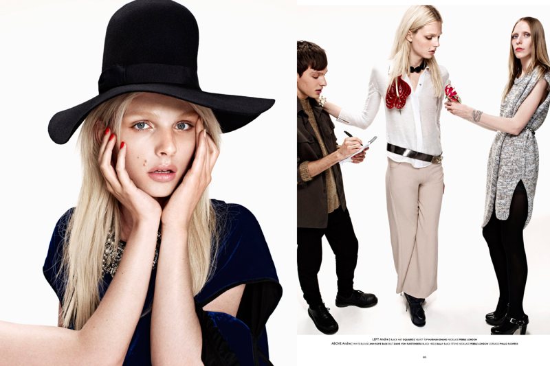Andrej Pejic by John-Paul Pietrus for Seventh Man