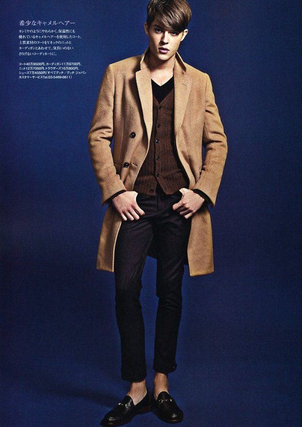 Cesar Casier by Junji Hata in Prada & Gucci for Engine September 2010