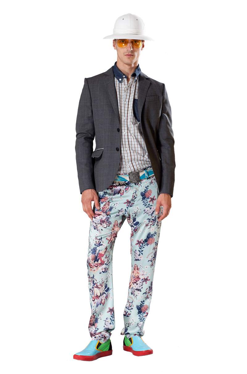 Clément Chabernaud is Very ‘Duke’ for Galliano Spring/Summer 2012