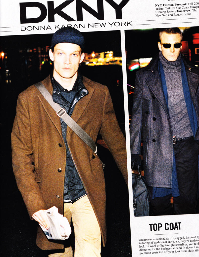 Danny Beauchamp & Brad Kroenig for DKNY Fall 2005 Campaign