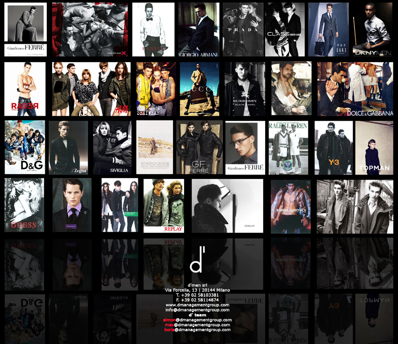 d’men Fall 2010 Campaigns