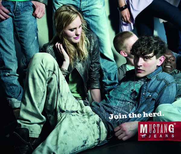 Eddie Ness by Fergus Padel for Mustang Jeans Fall 2010 Campaign
