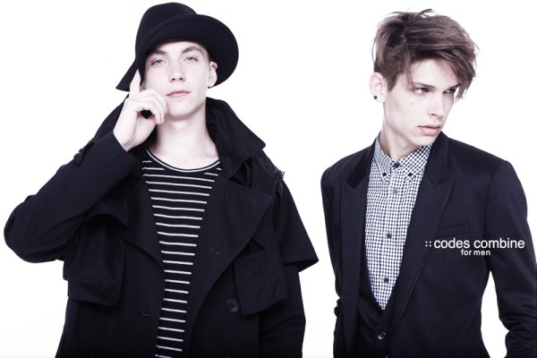 Ethan James & Yuri Pleskun by KT Auleta for Codes Combine Fall 2010 Campaign