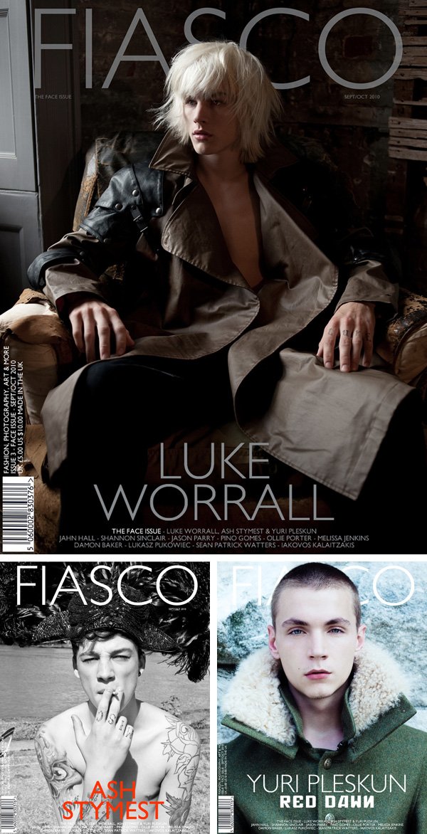 Luke Worrall, Ash Stymest & Yuri Pleskun for Fiasco September/October 2010