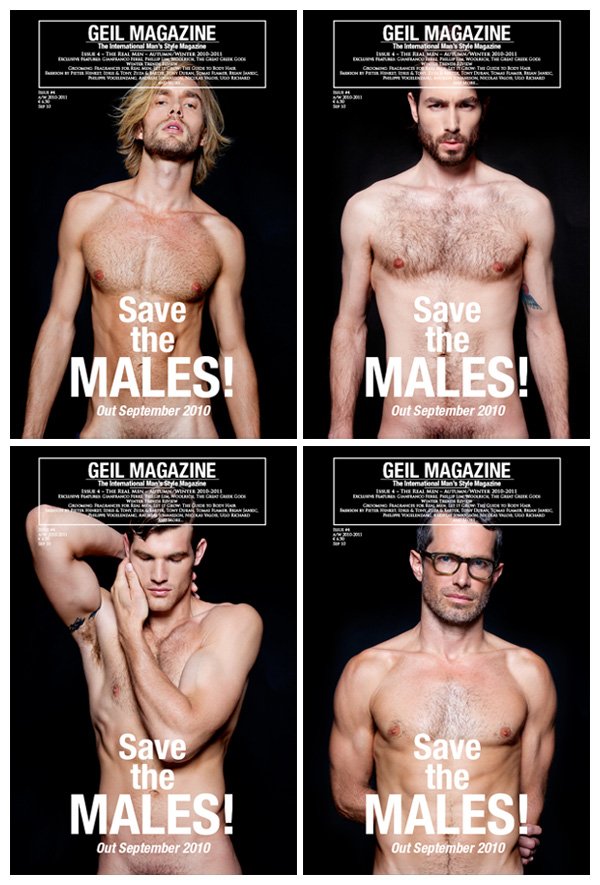 Ned Shatzer, Doug Porter, Marcus Andersson, Chris Mosier & David Axell by Idris + Tony for Geil Magazine