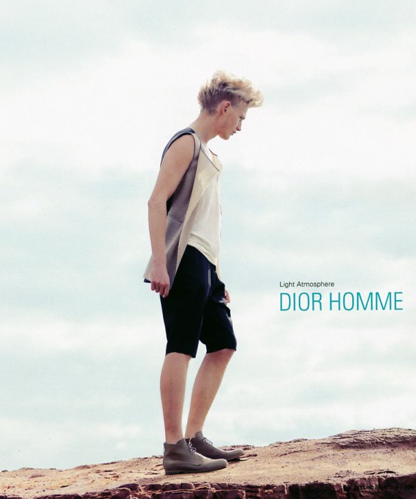 Gerhard Freidl by Kazuki Nagayama in Dior Homme | Pen April 2010
