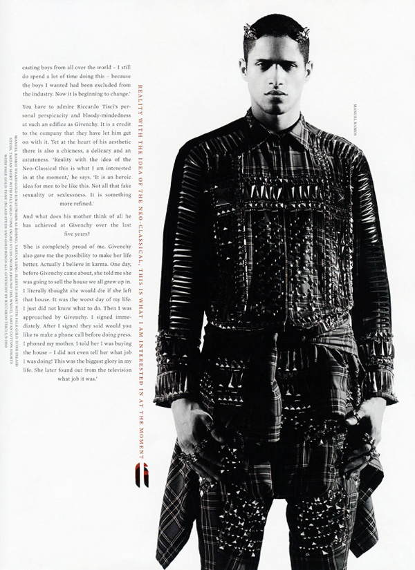 Manuel Ramos & Eduardo Calero by Willy Vanderperre | The Making of the Givenchy Man