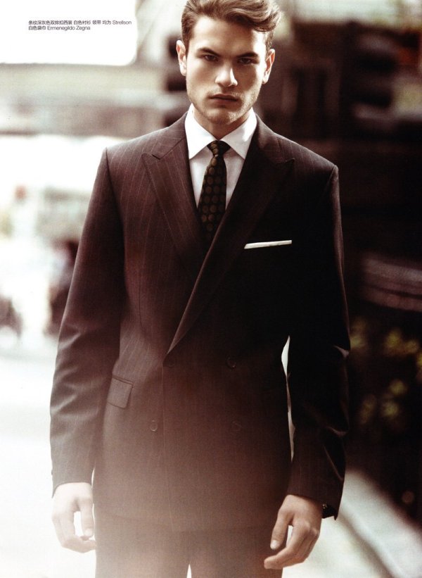 Michael Whittaker by Nick Leary for GQ China August 2010