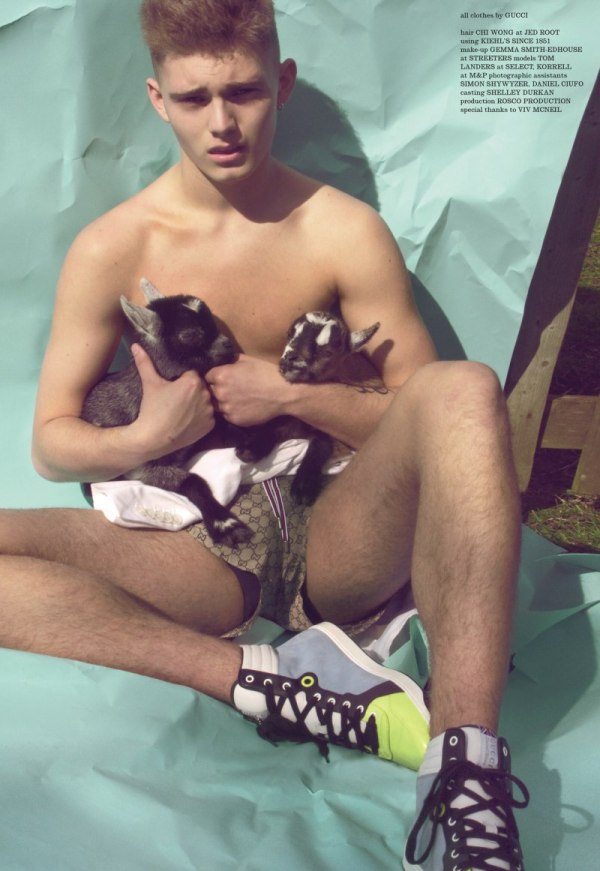 Tom Lander & Korrell by Sean & Seng | Dazed & Confused May 2010