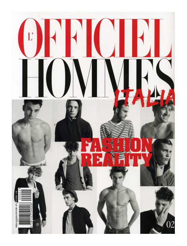 L'Officiel Hommes Italia #2 Cover | Fashion Reality by Milan Vukmirovic
