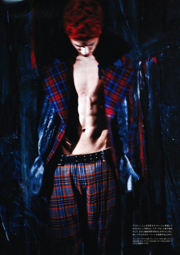 Jamie Conday in Galliano for Dazed & Confused Japan