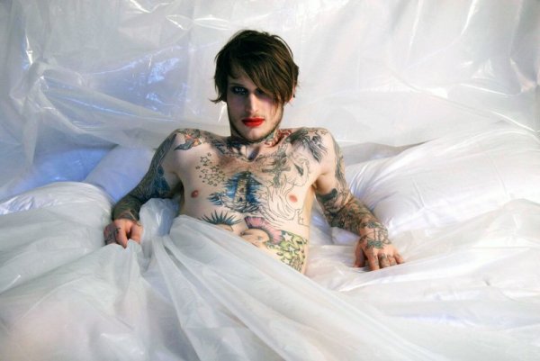 The Lipstick Portraits Featuring Jonathan Kroppmann by Michael Angelo | Exclusive