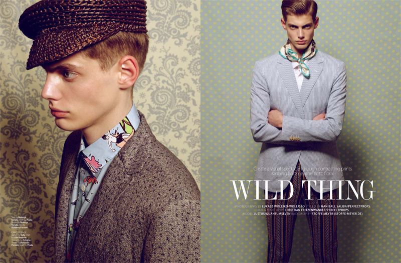 Justus is a ‘Wild Thing’ by Lukasz Wolejko-Wolejszo for August Man