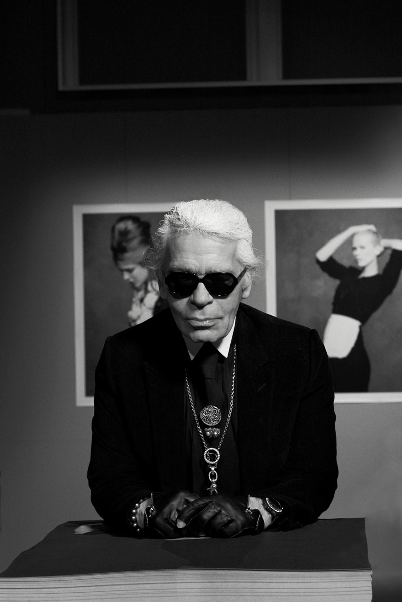 Karl Lagerfeld Appears in Vogue Japan by Eric Guillemain