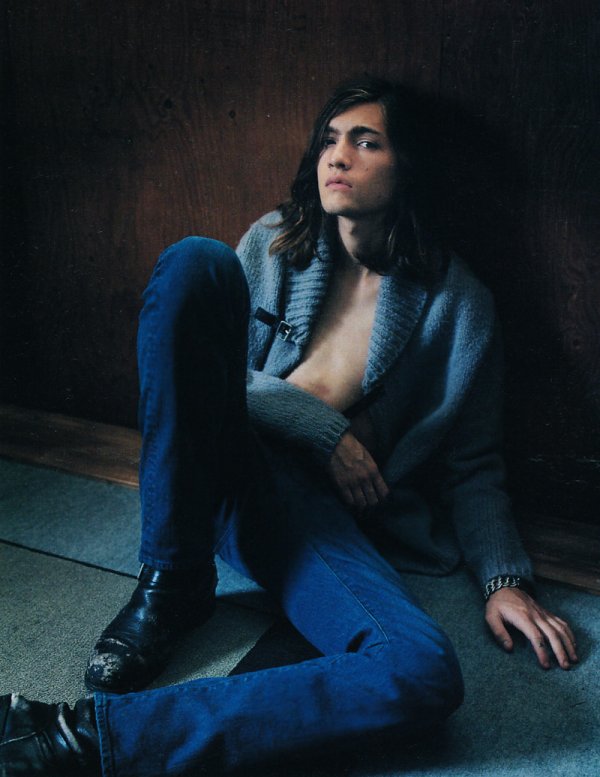 Marcel Castenmiller by Kiyotaka Hatanaka in Helmut Lang for Huge Magazine