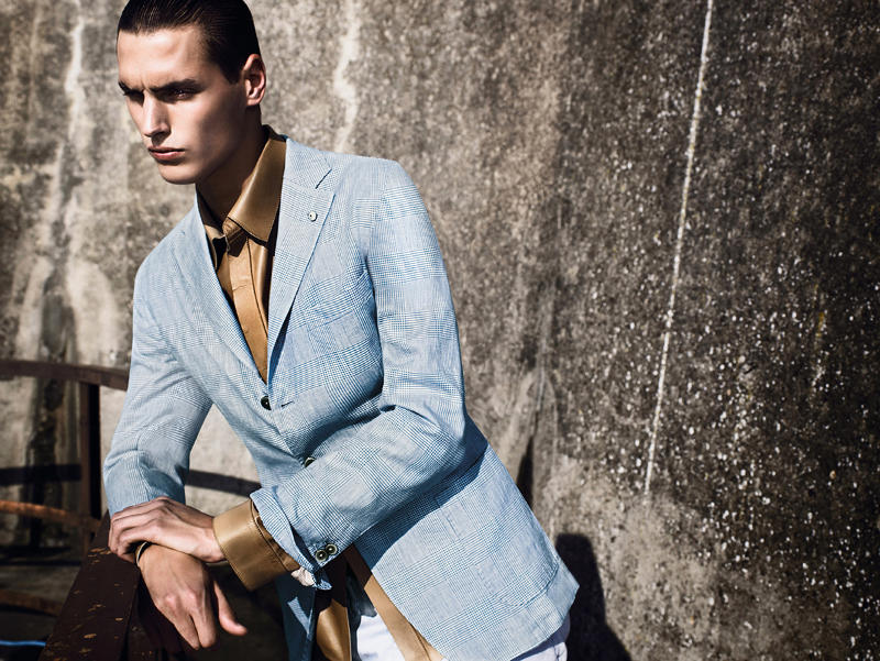 Mathias Bergh for Lubiam Spring 2011 Campaign