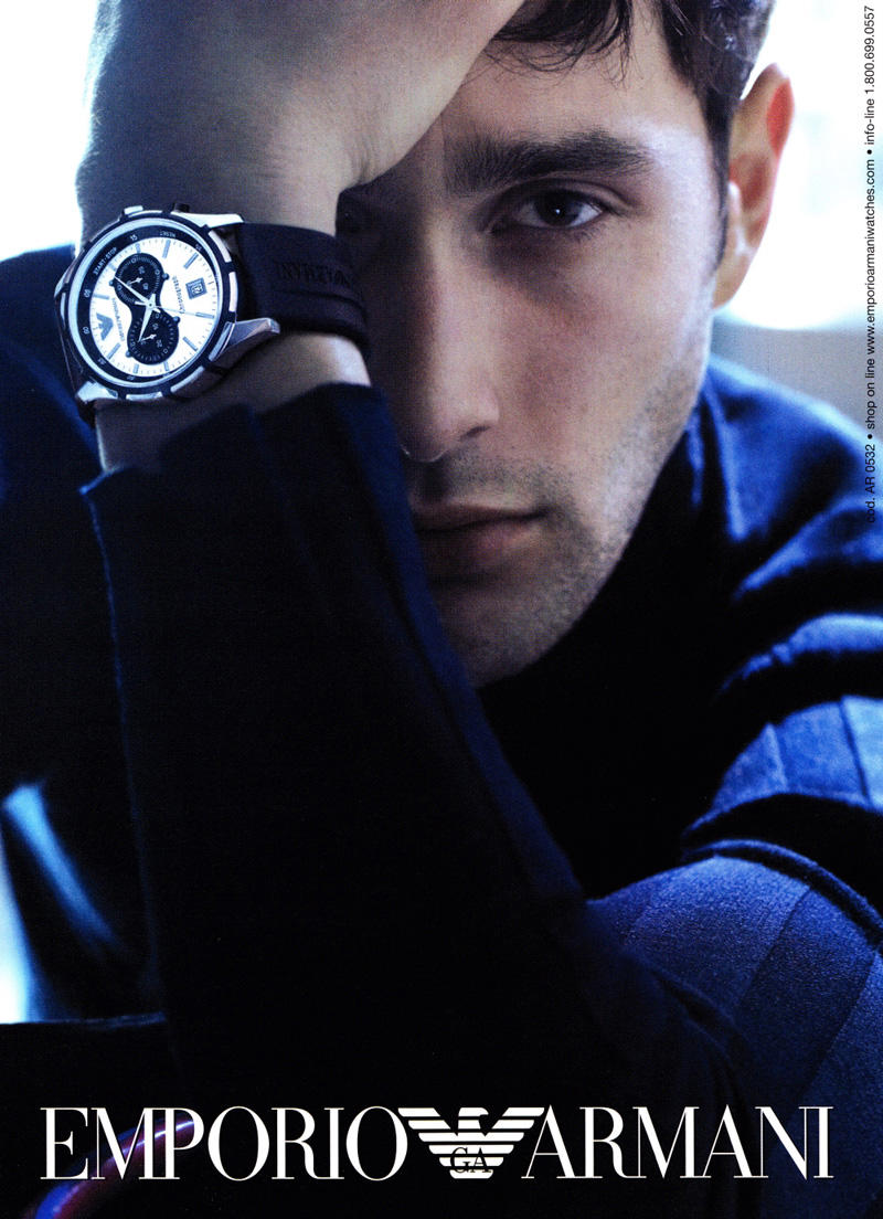 Noah Mills for Emporio Armani Fall 2006 Campaign