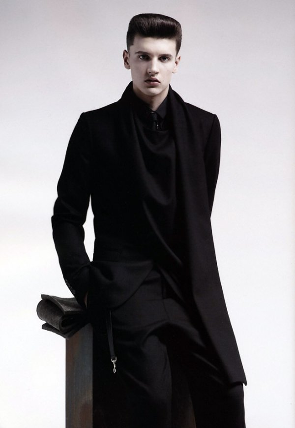 Oleg Antosik by Karl Lagerfeld for Dior Homme Fall 2010 Campaign