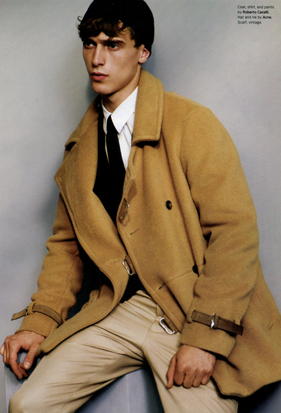 Editorial – Clément in “Pantone® Camel”
