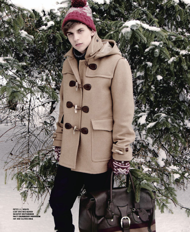 Petey Wright by Ben Toms in Winter of Our Lives for VMAN