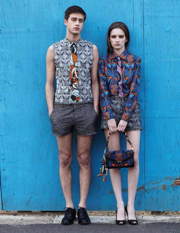 Aram Gevorgyan, Robert Rae & Aiden Andrews by Jen Campbell in Prada Retrospective for DaMan