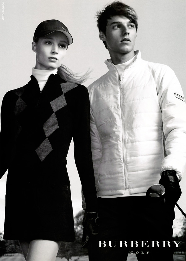 Robbie Wadge for Burberry Golf Fall 2010 Campaign