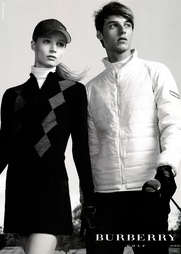 Robbie Wadge for Burberry Golf Fall 2010 Campaign – The Fashionisto