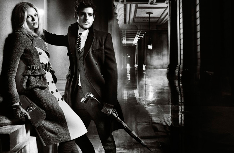 Roo Panes Fronts Burberry’s Fall/Winter 2012 Campaign by Mario Testino