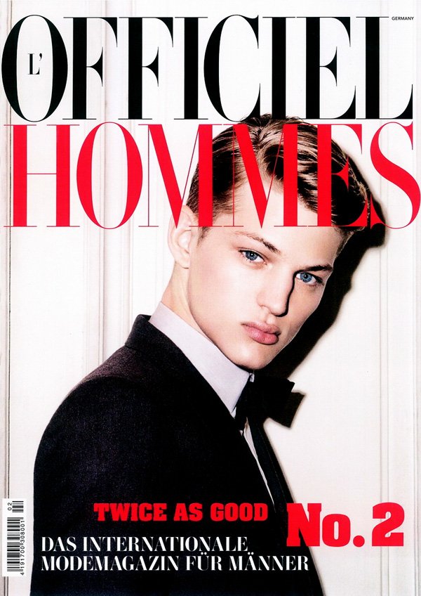 Sebastian Sauve by Andreas Larsson for L’Officiel Hommes Germany