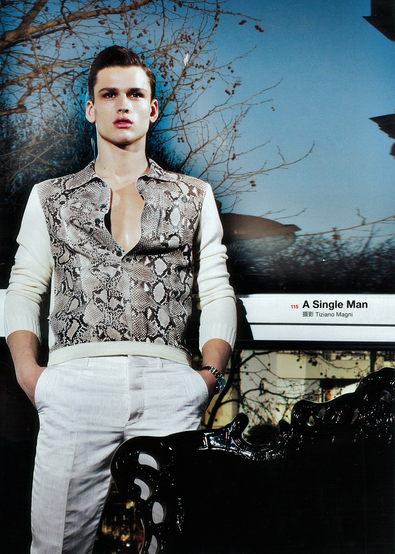 Simon Nessman is a ‘Single Man’ for Numéro Homme China