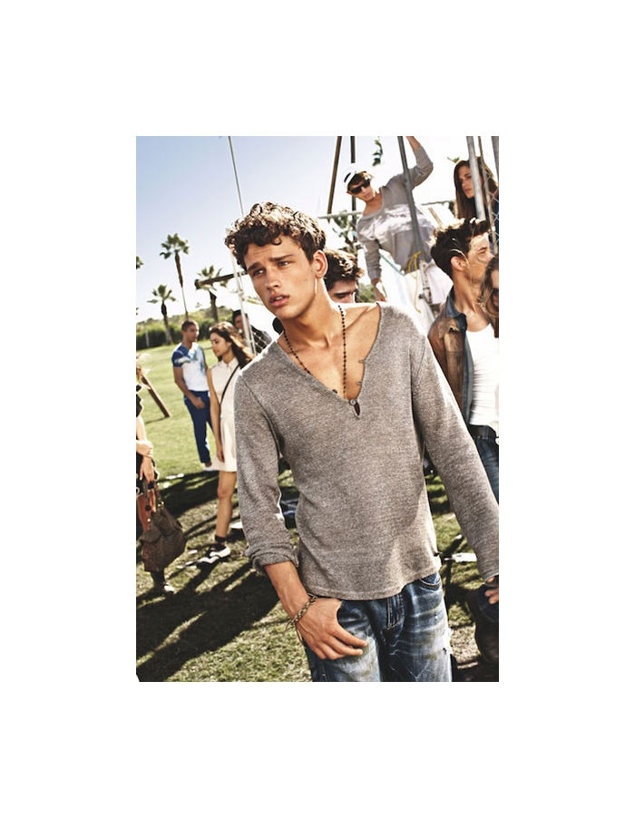 Simon Nessman by Matthew Scrivens for Armani Exchange Spring 2011 Campaign