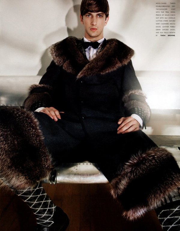 Eric Anderson & Erik Sims in Thom Browne by Tony Duran for Flaunt