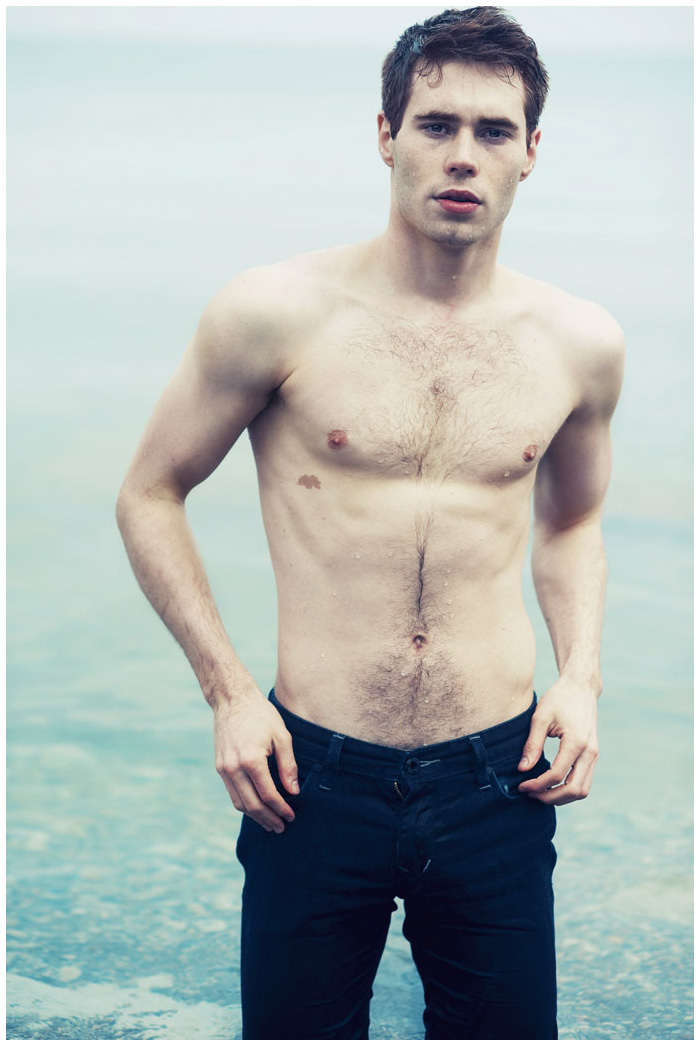 Travis L Appears Before Kim Akrigg in this Wet Shoot
