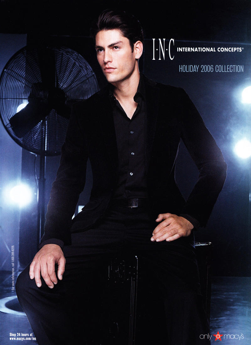 Tyson Ballou for Macys Holiday 2006 Campaign