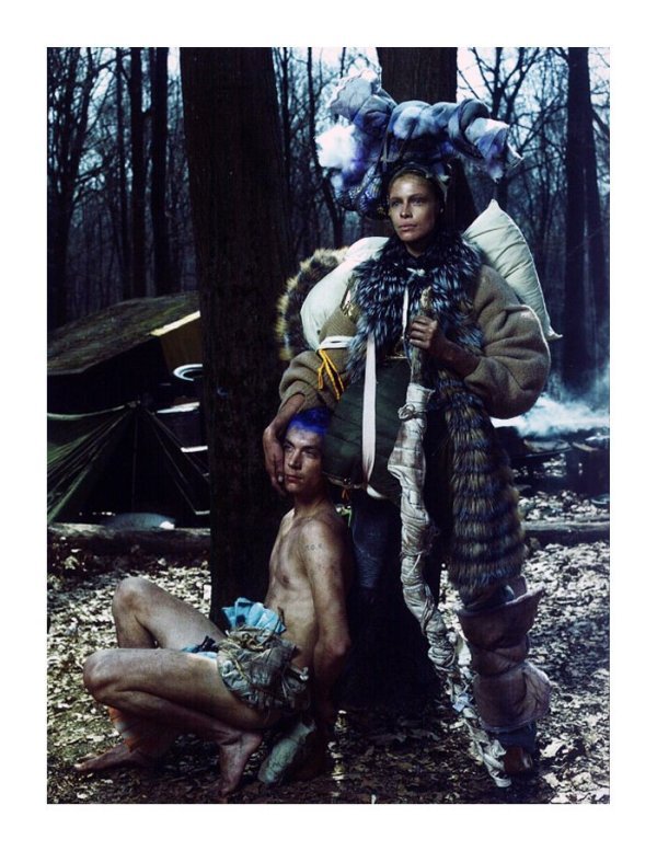 Yuri Pleskun, Will Lewis & Cole Mohr by Steven Meisel in Wild is the Wind for Vogue Italia June 2010