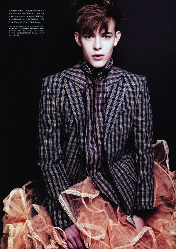 Kirill Vasilev & Oskar Landström by Sharif Hamza in Vivienne Westwood | Dazed & Confused Japan April 2010