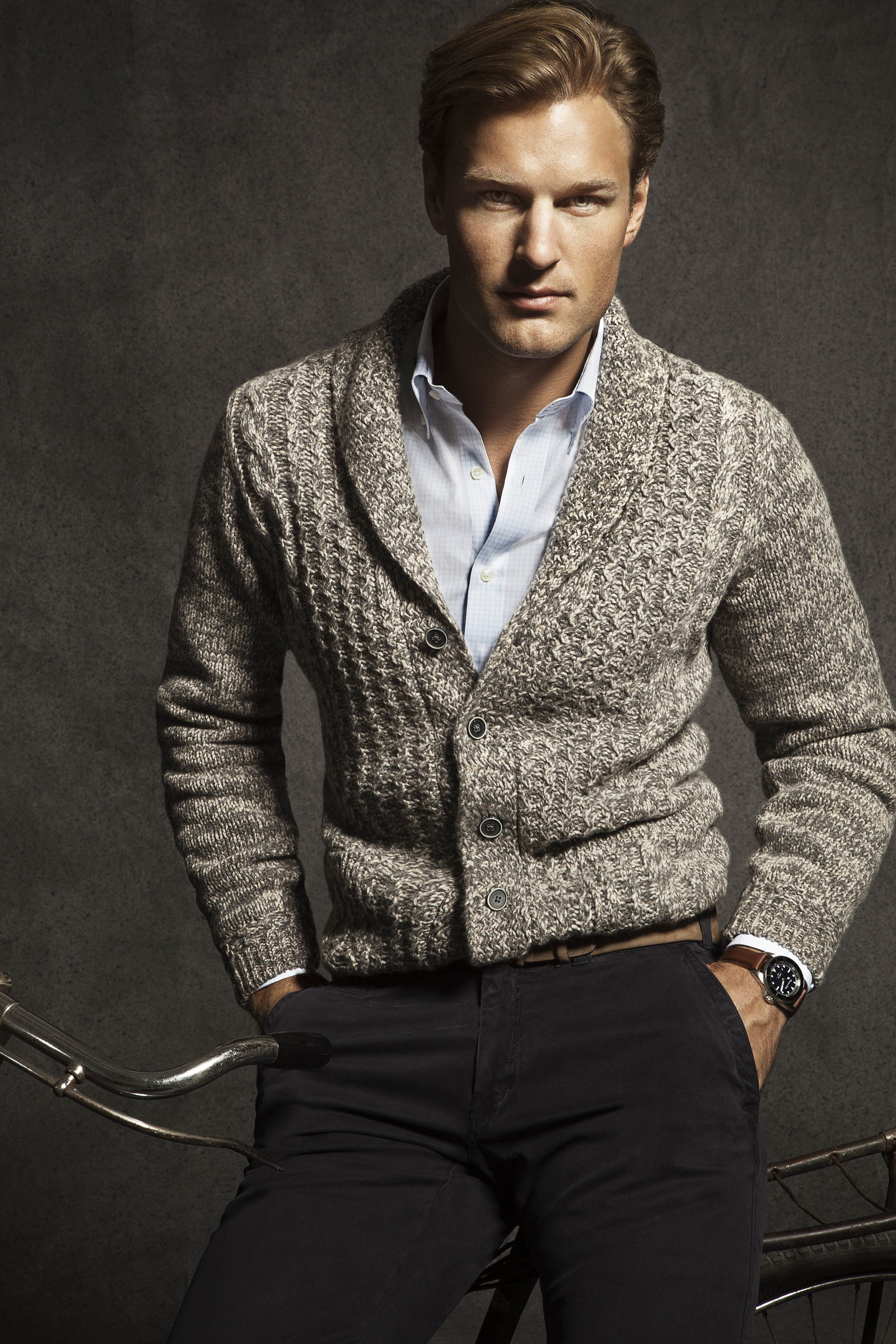 Doug Pickett is a Polished Gentleman for the Massimo Dutti August 2012 Lookbook