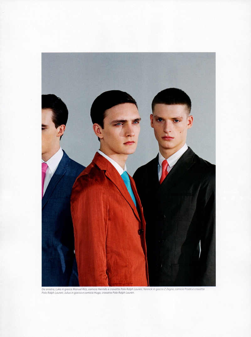 Julius Gerhardt, Luka Badnjar & Yannick Abrath by Jonathan Frantini for GQ Style Italy
