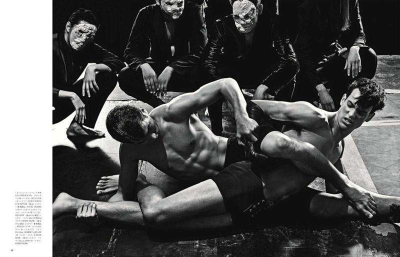 Brave Hearts by Steven Klein for Vogue Hommes Japan