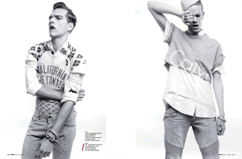 Alex Nestor & Alexandre Cunha by Steeve Beckouet for Mate Magazine